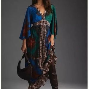 Farm Rio Flutter sleeve dress